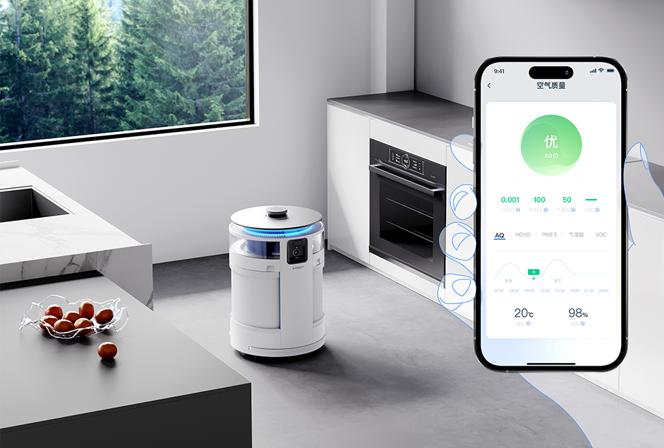 科沃斯沁宝净化机器人：你想要的小清新