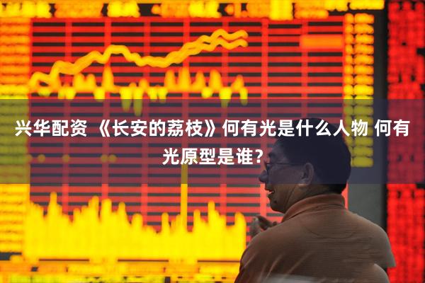 兴华配资 《长安的荔枝》何有光是什么人物 何有光原型是谁？