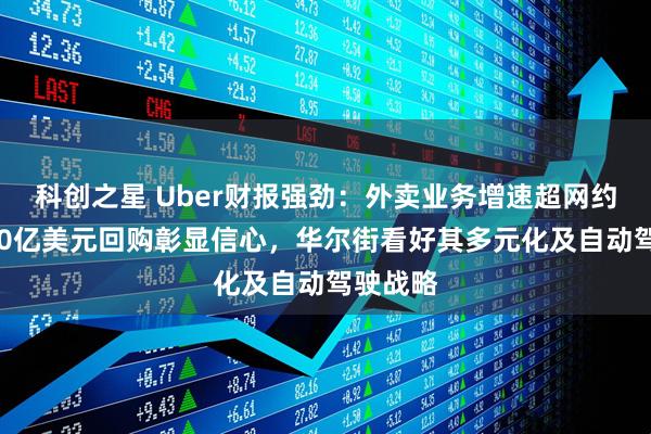 科创之星 Uber财报强劲：外卖业务增速超网约车，200亿美元回购彰显信心，华尔街看好其多元化及自动驾驶战略
